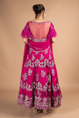 Fuchsia Pink Embellished LehengaDSC09681