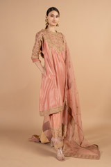 Pink Kurta And Salwar SetDSC01221