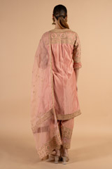 Pink Kurta And Salwar SetDSC01225
