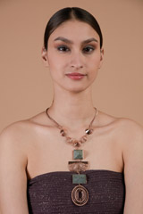 Geometric Motif Necklace