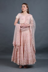 Pale Pink Sequins Lehenga