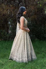 Ivory Organza Scalloped Lehenga_DSC8367-Edit