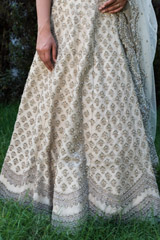 Ivory Organza Scalloped Lehenga_DSC8379-Edit