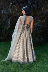 Ivory Organza Scalloped Lehenga_DSC8396-Edit