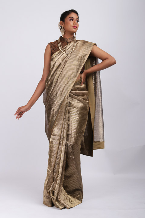 Gold Saree