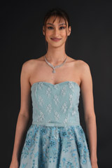 Powder Blue Off Shoulder Ball GownDSC07708