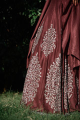 Brown Skirt with Cape_DSC5795