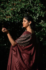 Brown Skirt with Cape_DSC5801