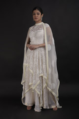 White Layered Kurti Set2008_video