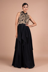 Black Embellished GownDSC05700