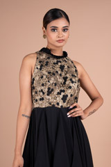 Black Embellished GownDSC05702