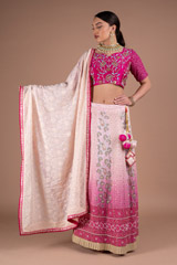 Shades Of Pink Ombre Lehenga SetDSC05566