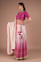 Shades Of Pink Ombre Lehenga SetDSC05567