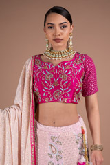 Shades Of Pink Ombre Lehenga SetDSC05569