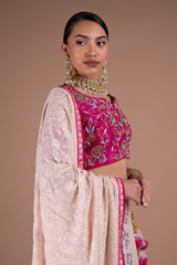 Shades Of Pink Ombre Lehenga SetDSC05572