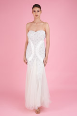 Mermaid White GownDSC05200