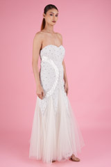 Mermaid White GownDSC05204