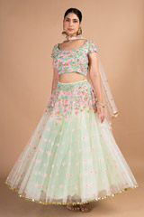 Sequins & Bead Embroidered Lehenga