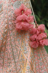 Peach Zari and Dori LehengaIMG_1198