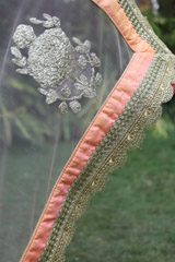 Peach Zari and Dori LehengaIMG_1205