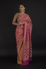 Pink Bandhini Saree2037_video