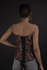 Black Brocade Corset_DTR9642