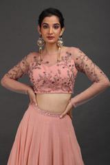 Pink Crystal Katdana Top Bottom SetIMG_9801