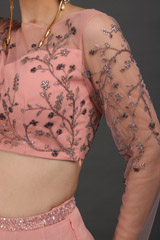 Pink Crystal Katdana Top Bottom SetIMG_9803