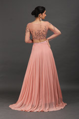 Pink Crystal Katdana Top Bottom SetIMG_9807