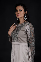 Silver Zardozi Anarkali Set_DSC4746