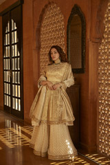 Ivory  Brocade Suit
