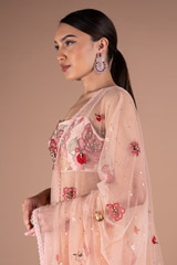 Pink Lehenga with Multiflower DupattaDSC05515