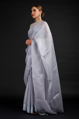 Grey Organza Saree_DSC4574-Edit