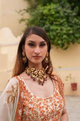 Mint Raws Silk LehengaDSC05929