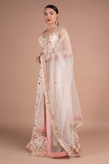 Ivory Embroidery Lehenga SetDSC05636