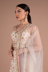 Ivory Embroidery Lehenga SetDSC05637