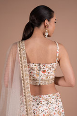 Ivory Embroidery Lehenga SetDSC05645