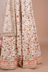 Ivory Embroidery Lehenga SetDSC05647