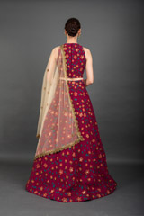 Burgundy Pink Thread Lehenga_DSC3173-Edit