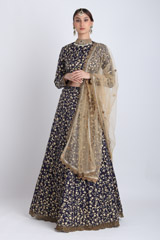 Navy Blue LehengaIMG_6689