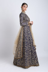 Navy Blue LehengaIMG_6691