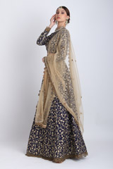 Navy Blue LehengaIMG_6695