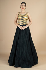 Black Chevron Top Bottom SetDSC09946