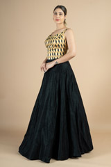Black Chevron Top Bottom SetDSC09949