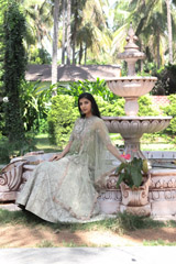 Mint Green Peplum Top With Lehenga  Set12