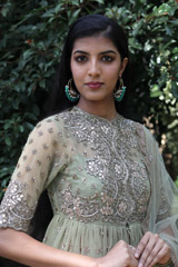 Mint Green Peplum Top With Lehenga  Set8