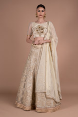 Gota Embriodered Lehenga  With DupattaDSC05932