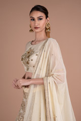 Gota Embriodered Lehenga  With DupattaDSC05934