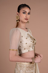 Gota Embriodered Lehenga  With DupattaDSC05937