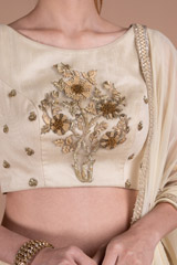 Gota Embriodered Lehenga  With DupattaDSC05940